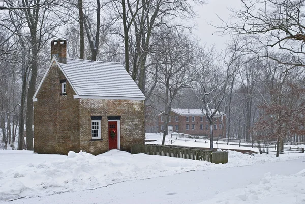 Vintern allaire village — Stockfoto