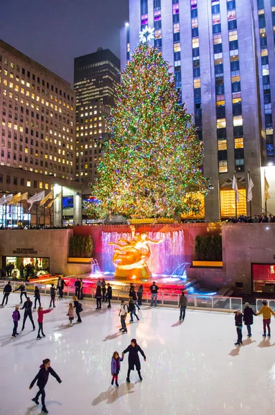 Boom schaatsers — Stockfoto