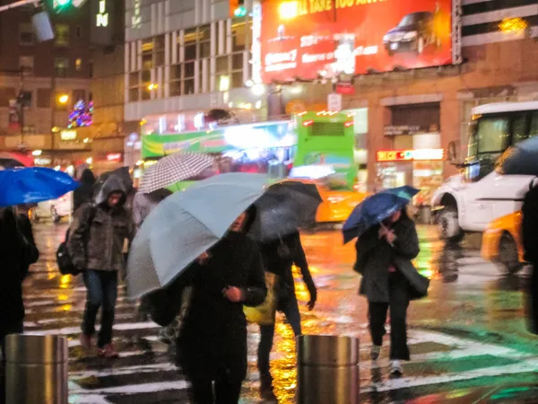 下雨天抽象模糊 — 图库照片