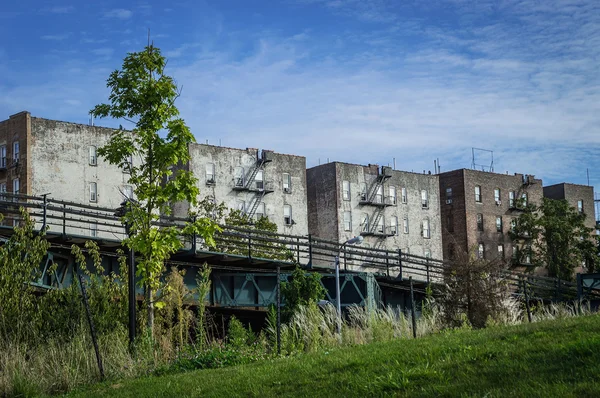 Stare budynki bronx — Zdjęcie stockowe