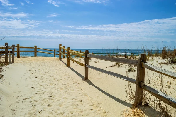 White Sand til stranden - Stock-foto