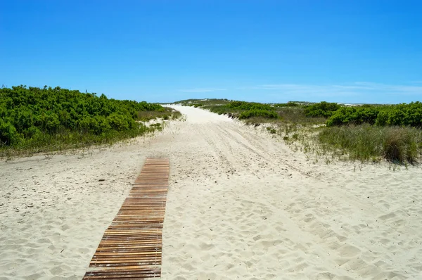 Naar het strand — Stockfoto