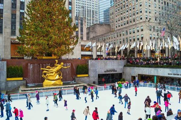 Rockefeller Merkezi ağaç görünümü