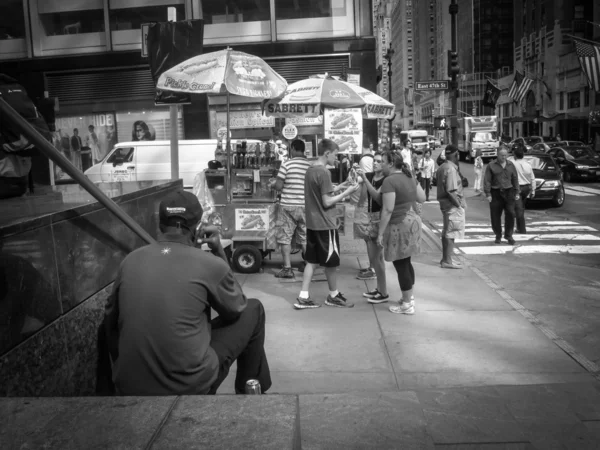 Sosisli standında — Stok fotoğraf