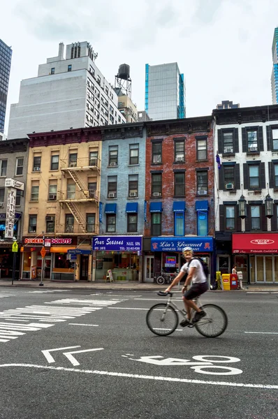 East Side Biker — Stock Photo, Image