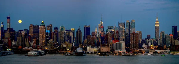 Super Moon Panorama — Stock Photo, Image