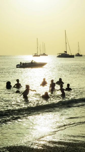 Hete Zon Koel Plezier Het Eiland Saint Lucia Het Caribisch — Stockfoto