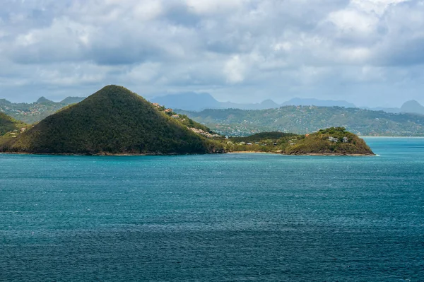 Een Schilderachtig Uitzicht Rodney Bay Saint Lucia — Stockfoto