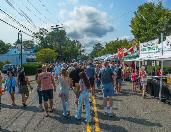 Point Pleasant New Jersey Septiembre Una Gran Multitud Para 44º — Foto de Stock