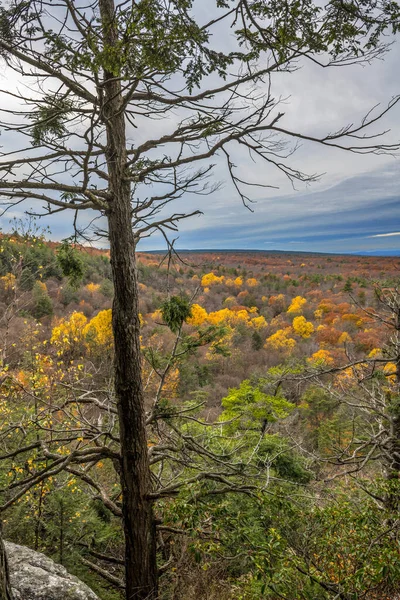 Scenic Autumn View New Paltz Upstate New York — Stock Photo, Image