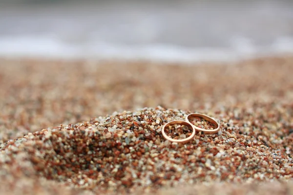 Anéis de casamento — Fotografia de Stock