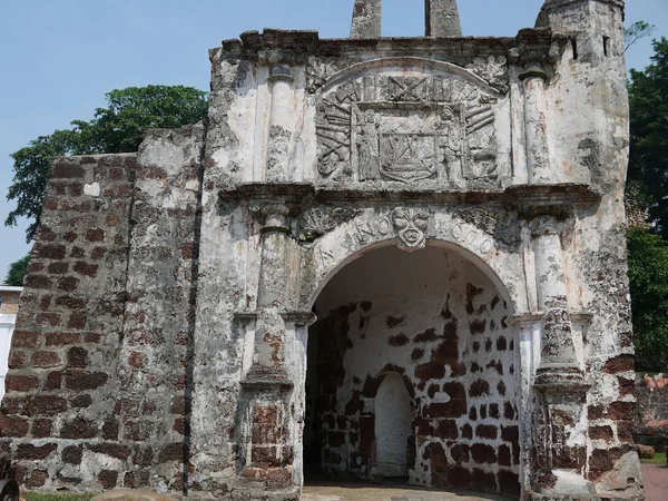 Famosa pevnosti, malacca, Malajsie — Stock fotografie