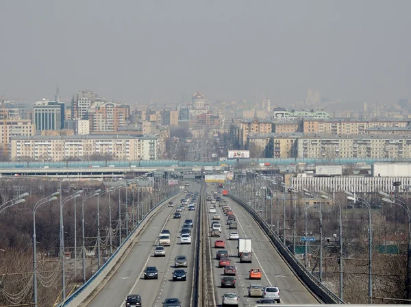 Trafic sur le pont des ponts Images De Stock Libres De Droits