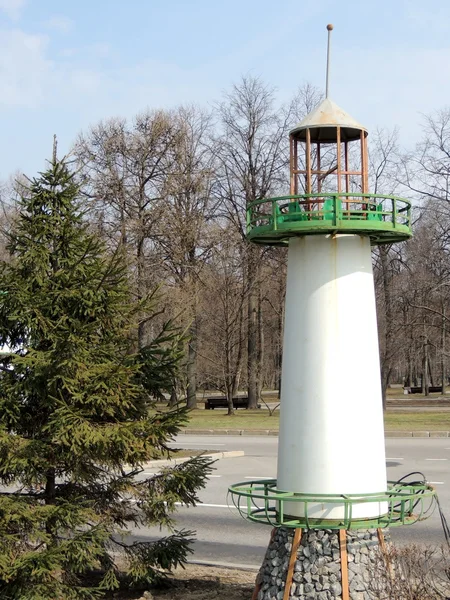 Lighthouse, signal, tower, — Stock Photo, Image