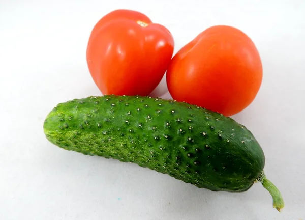 Овочі, огірок, зелень , — стокове фото