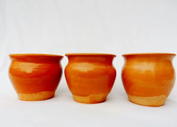 Concepts, ceramics, pots, beautiful, — Stock Photo, Image