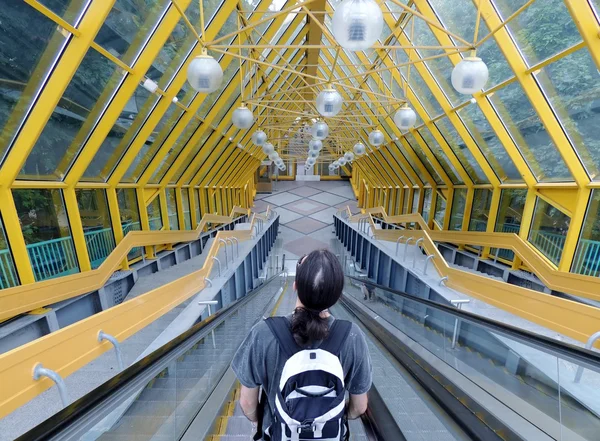 Escalator, escalier, promenade Photos De Stock Libres De Droits