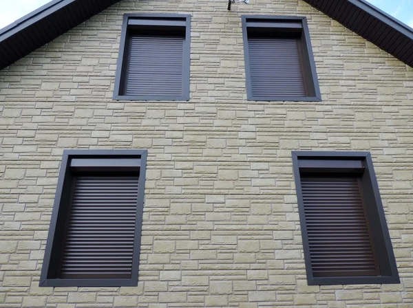 Window blinds, wall — Stock Photo, Image