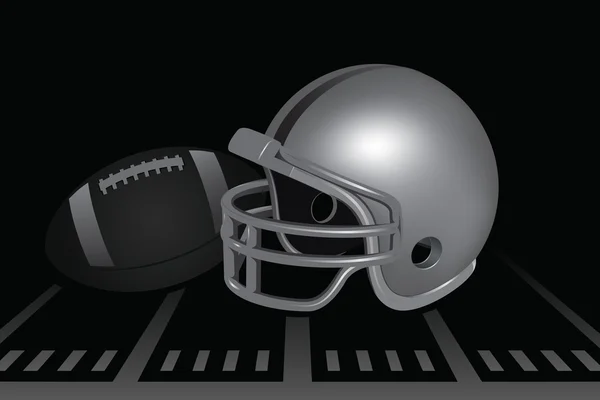 Casque de football — Image vectorielle