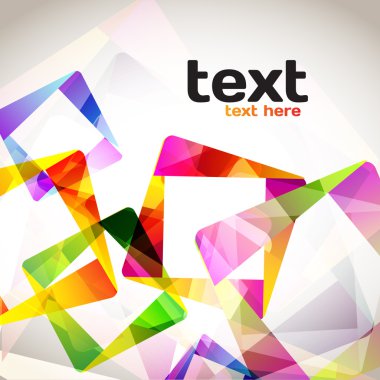 soyut renkli küpler