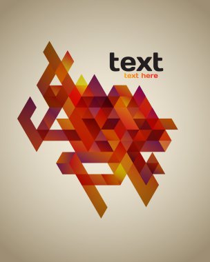 Renkli geometrik arkaplan