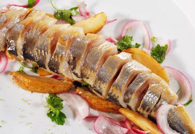 dilimlenmiş balığı