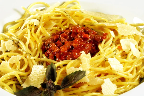 Spaghetti with Bolognese Sauce — Stock Photo, Image