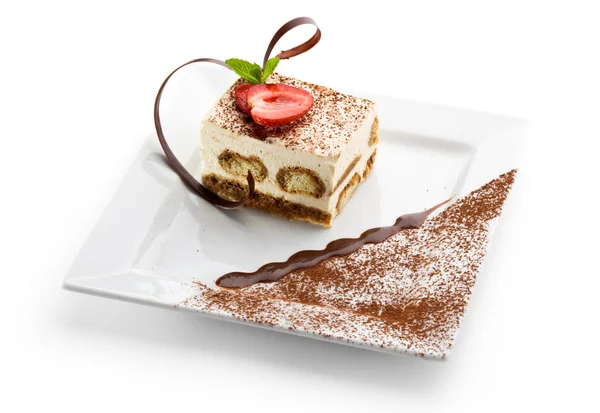 Postre de tiramisú — Foto de Stock