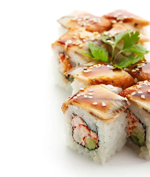 Roll with Crab Meat — Stock Photo, Image