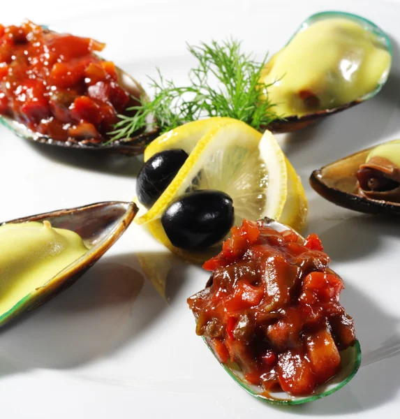 Mussels Plate — Stock Photo, Image