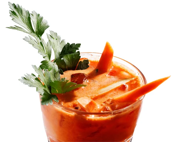 Karotten gesunder Cocktail — Stockfoto