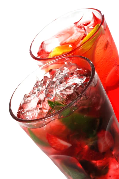 Red Alcoholic Cocktails — Stock Photo, Image