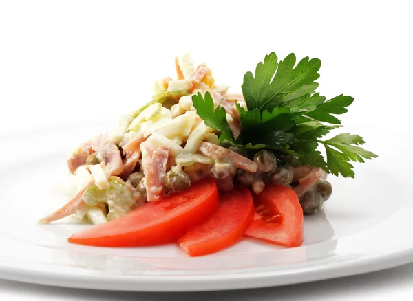 Sellerie und Hühnersalat — Stockfoto