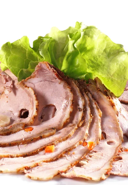 冷たい焼き豚肉 — ストック写真