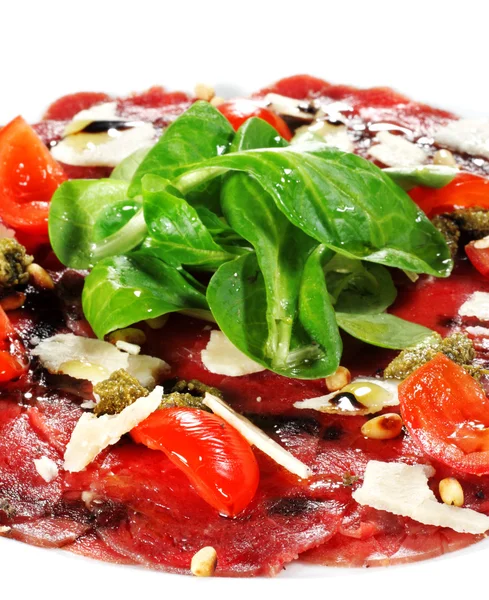 Carpaccio de carne de bovino — Fotografia de Stock