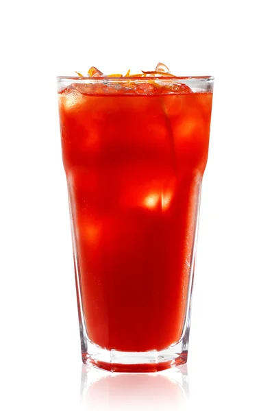 Красный алкогольный коктейль — стоковое фото