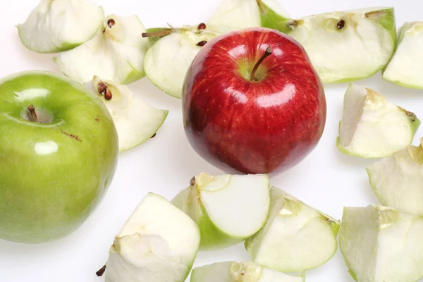 El ganador es - Manzana Roja ! — Foto de Stock