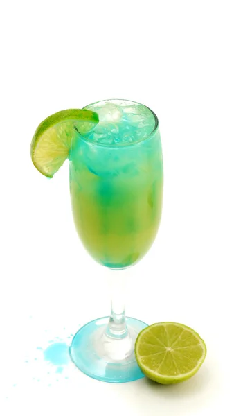 Cocktail - blauwe martini — Stockfoto
