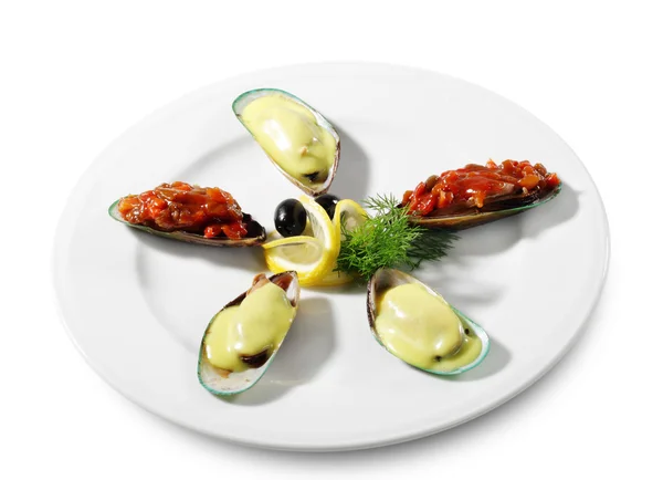 Mussels Plate — Stock Photo, Image