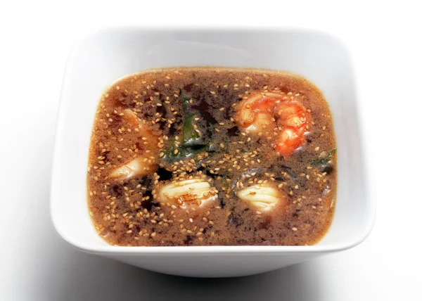 和食 - 魚のスープ — ストック写真