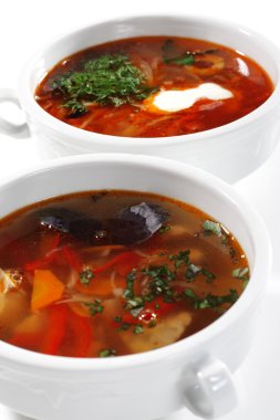 Rus ve Ukraynalı mutfağı - solyanka ve balık çorbası