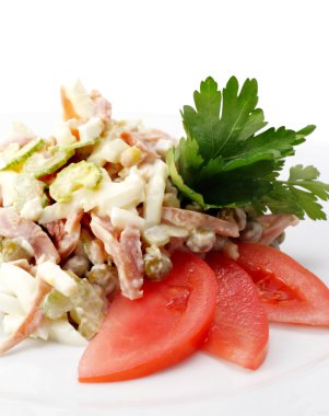 Celery and Chicken Salad clipart