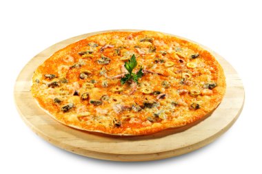 Deniz ürünleri pizza