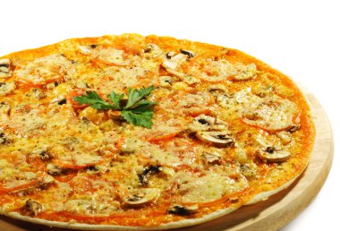 mantarlı pizza