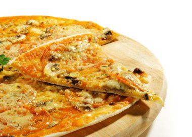 parça mantar pizza