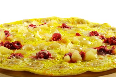 meyve ve meyve pizza