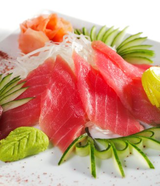 ton balıklı sashimi