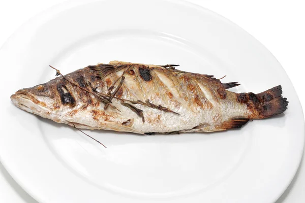 Barbecue of Sea Bass — Stock Photo, Image