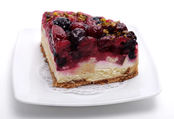 Dessert - Berries Cake — Stock Photo, Image