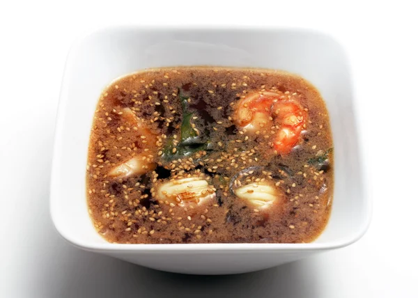 Cocina japonesa - Sopa de pescado — Foto de Stock